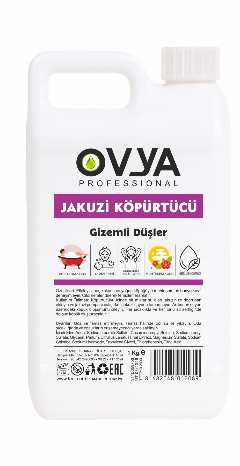 Konsantre Jakuzi Köpürtücü Banyo Köpüğü | Gizemli Düşler
