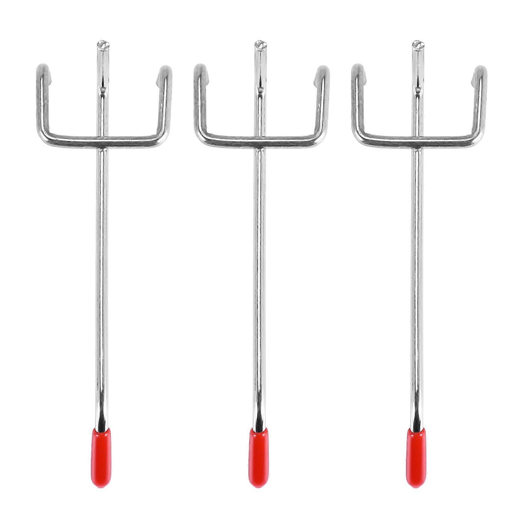 JOYHAPPST 25Pcs 100Mm Pegboard Hooks Slat Wall Retail Display