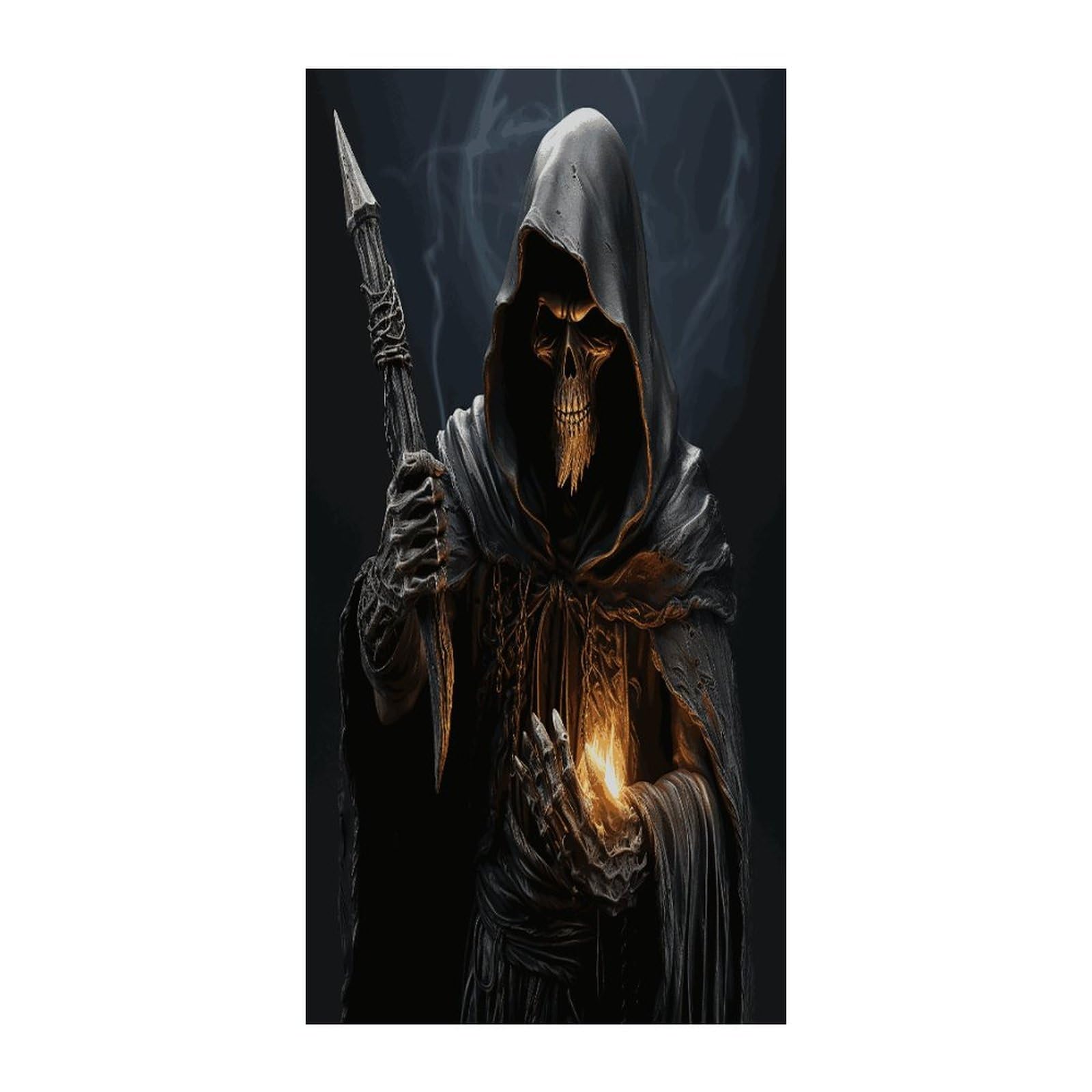 Fekiloot Style Grim-Reaper Door Curtain Room Divider Curtains