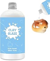 Vista 9 de Esmalte de arcilla seca al aire de 100ml, el barniz de arcilla seca al aire no solo se puede usar para evitar grietas de arcilla, arañazos