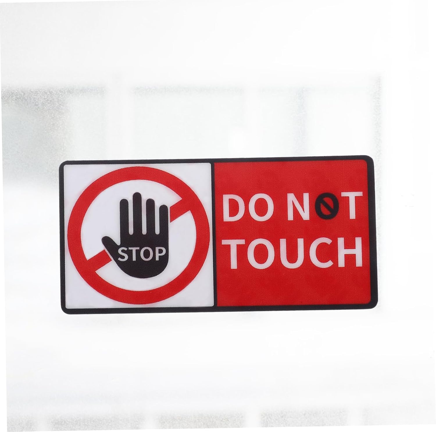 Do Not Touch Warning Stickers 4 Sheet Vinyl Adhesive Decals
