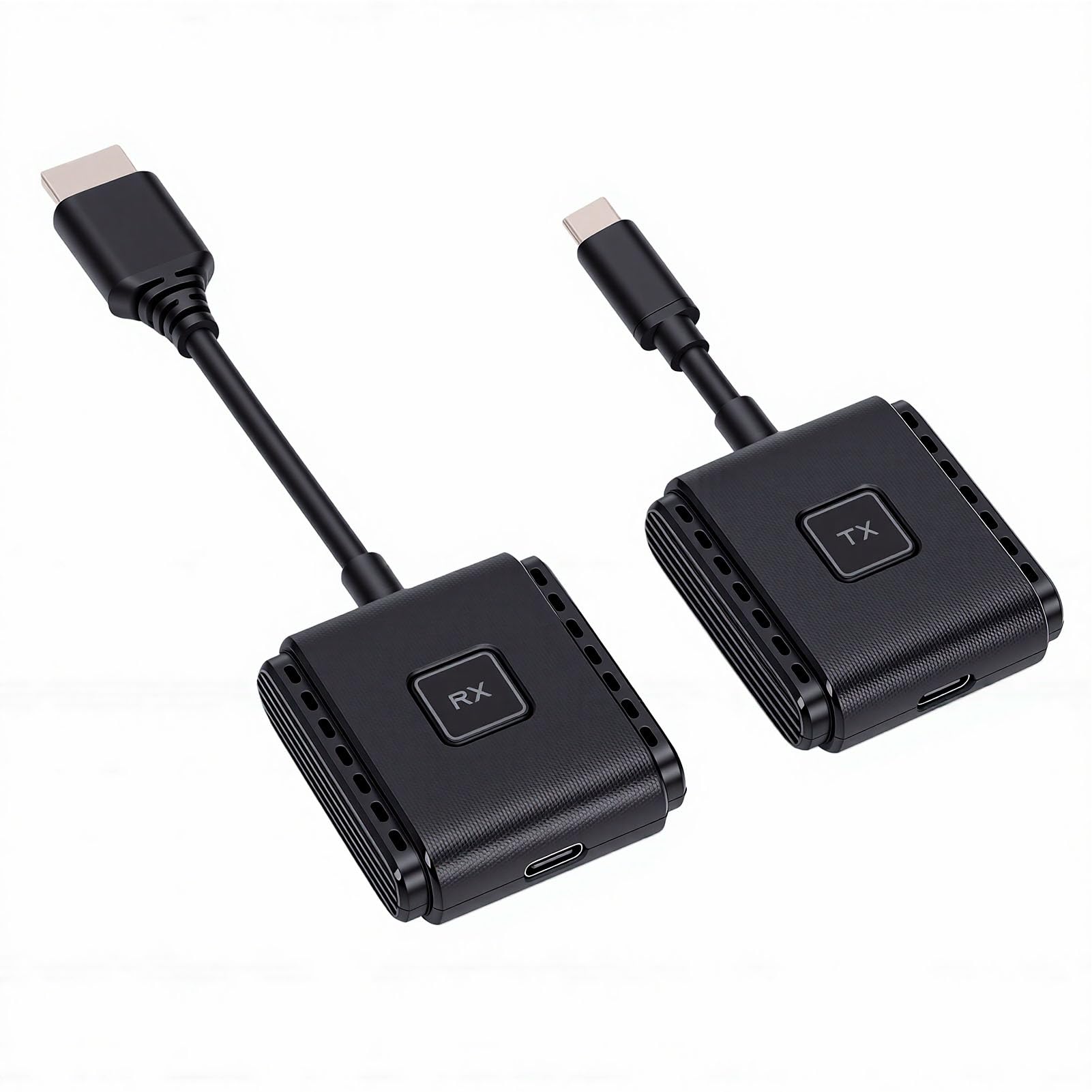 Topiky Trasmettitore e Ricevitore Wireless HD, Adattatore Display Tipo C con Decodifica 4K, Trasmissione Schermo Wireless Plug and Play, Adattatore Mirroring Schermo per