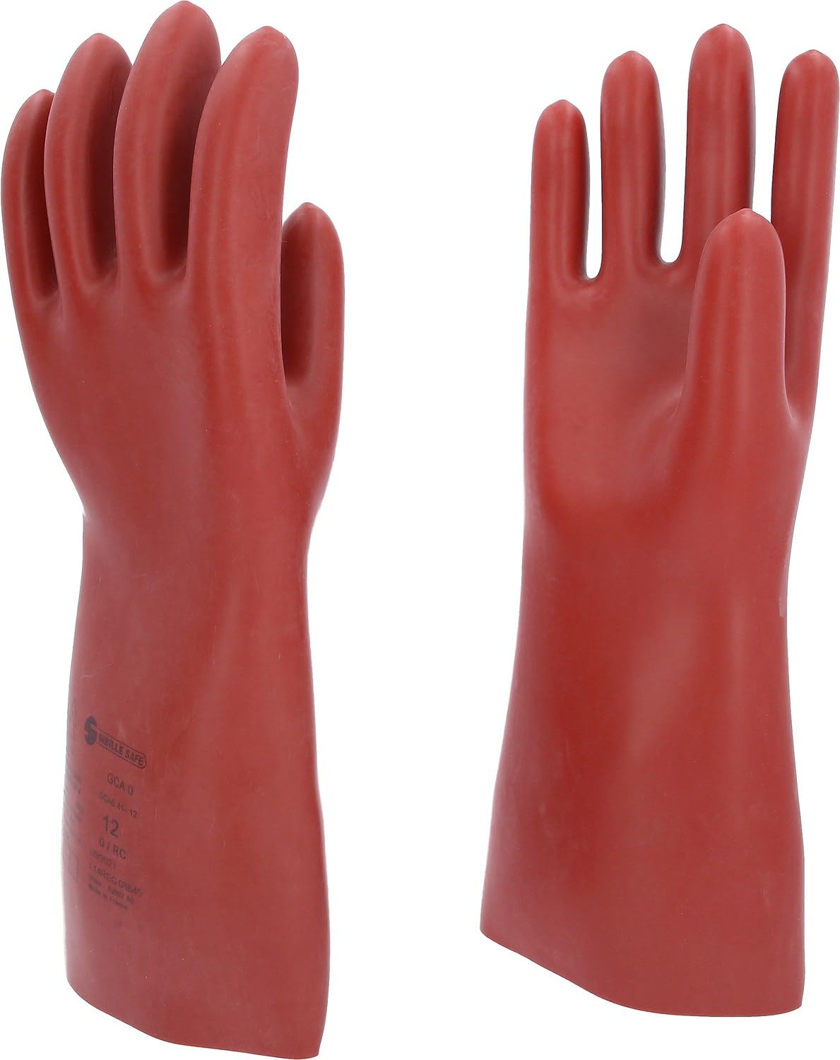 KS Tools 117.0009 Elektriker-Schutzhandschuh mit mechanischem- und Wärmeschutz | Größe 12 | Klasse 0 [1000 V] | rot