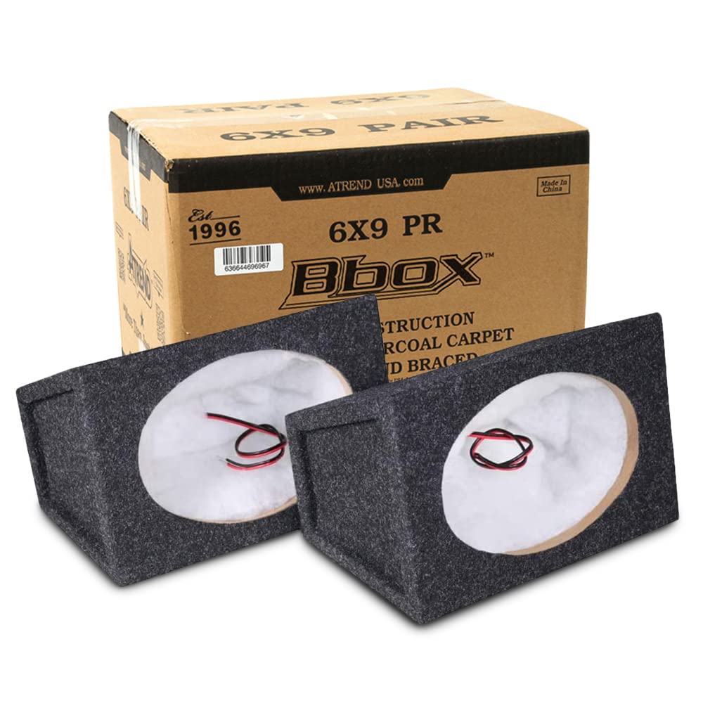 Bbox Pro Audio Tuned Car Speaker Boxes & Enclosures - 6x9 Speaker Box for Great Sound Quality for Ho