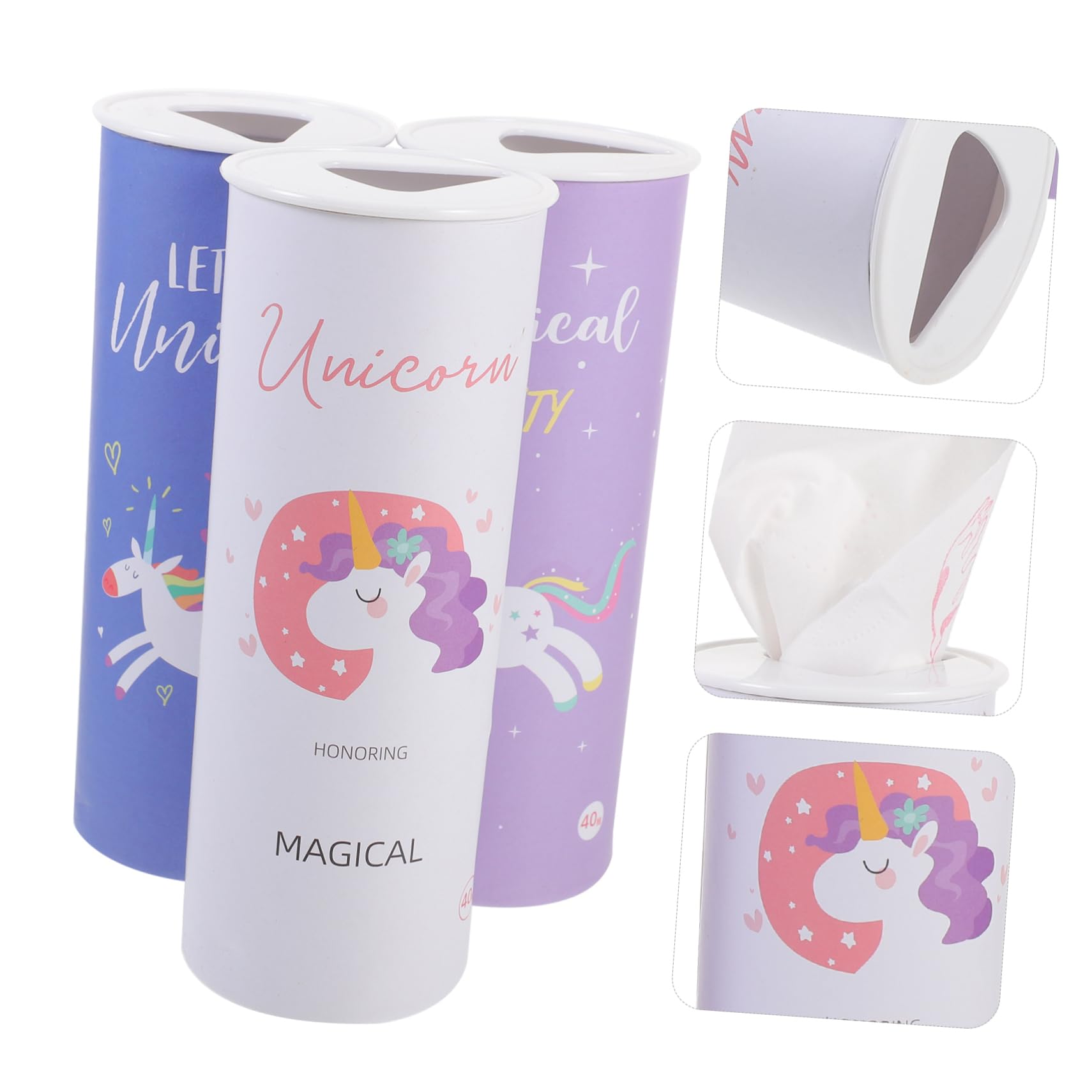 CALLARON 5 Series Papel De Impresión De Dibujos Animados Servilletas De Unicornio Tissues Servilletas De Papel De Decoración Linda Servilleta De Fiesta 3 Piezas X 5