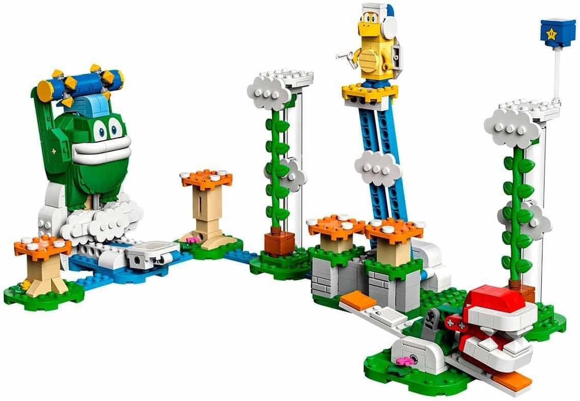 LEGO Super Mario Big Spike’s Cloudtop Challenge Expansion Set 71409, Collectible Toy for Kids with 3 Figures Including Boomerang Bro and Piranha Plant