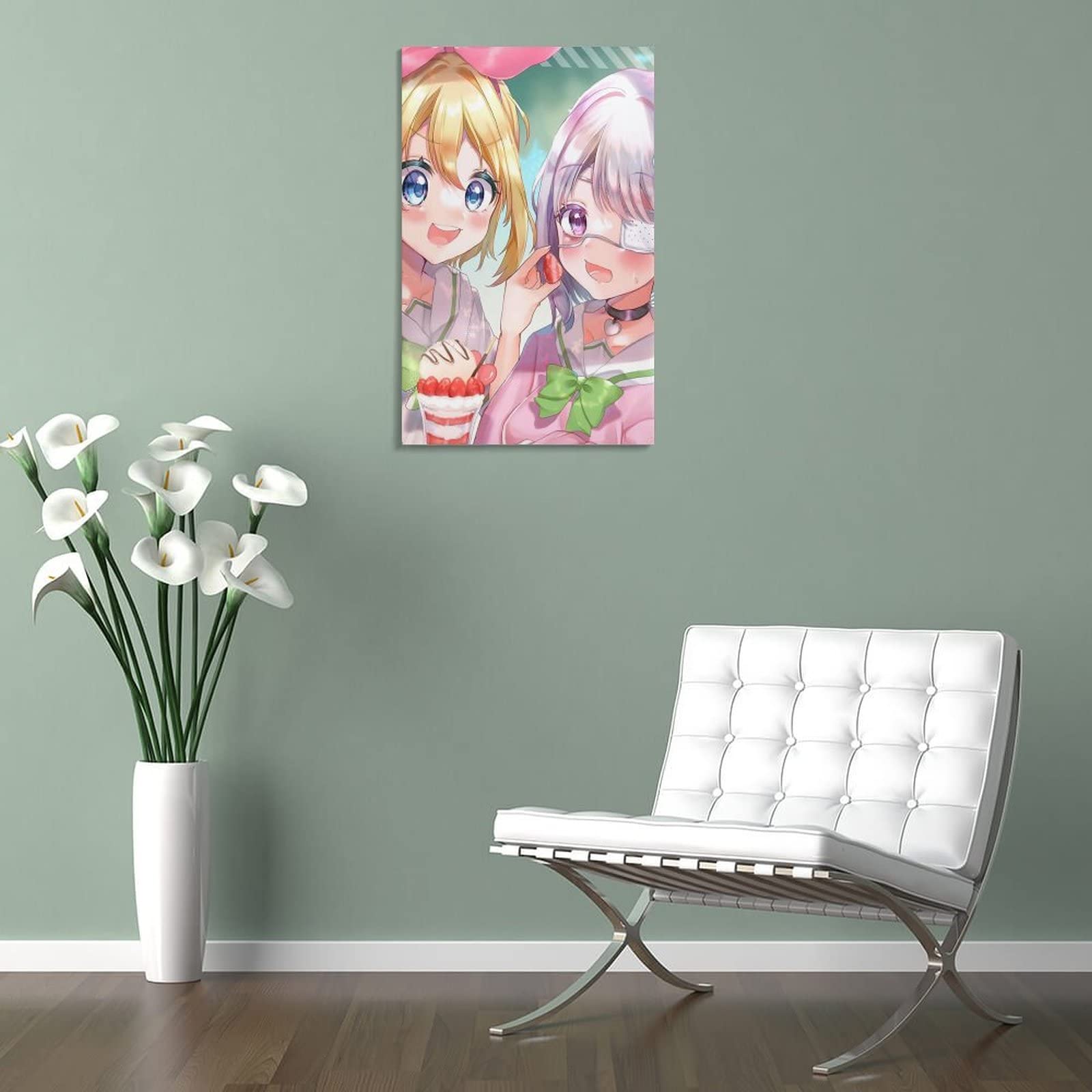 Amazon.co.jp: 魔法少女サイト 雨谷小雨 水蓮寺清春 ポスター 装飾画