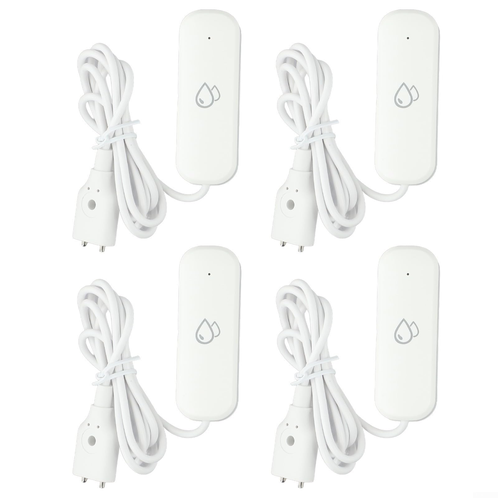 Detector de fugas de agua WiFi para Tuya Smart Lifes, sensor de alarma de inundación inalámbrico con control remoto de aplicación, no requiere concentrador para cocina, baño, sótano, sistema de