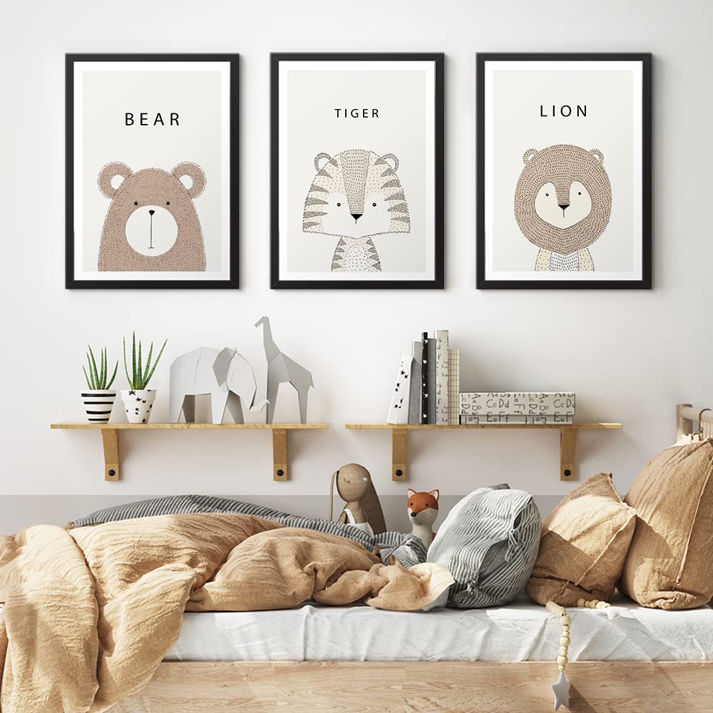 tabloshop Çocuk Odası Çerçeveli Poster Tablo 26 x 35cm (3 Adet)