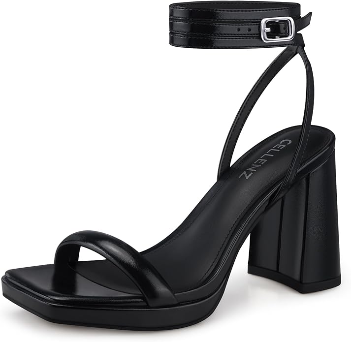 CELLENZ Chunky Platform Heels
