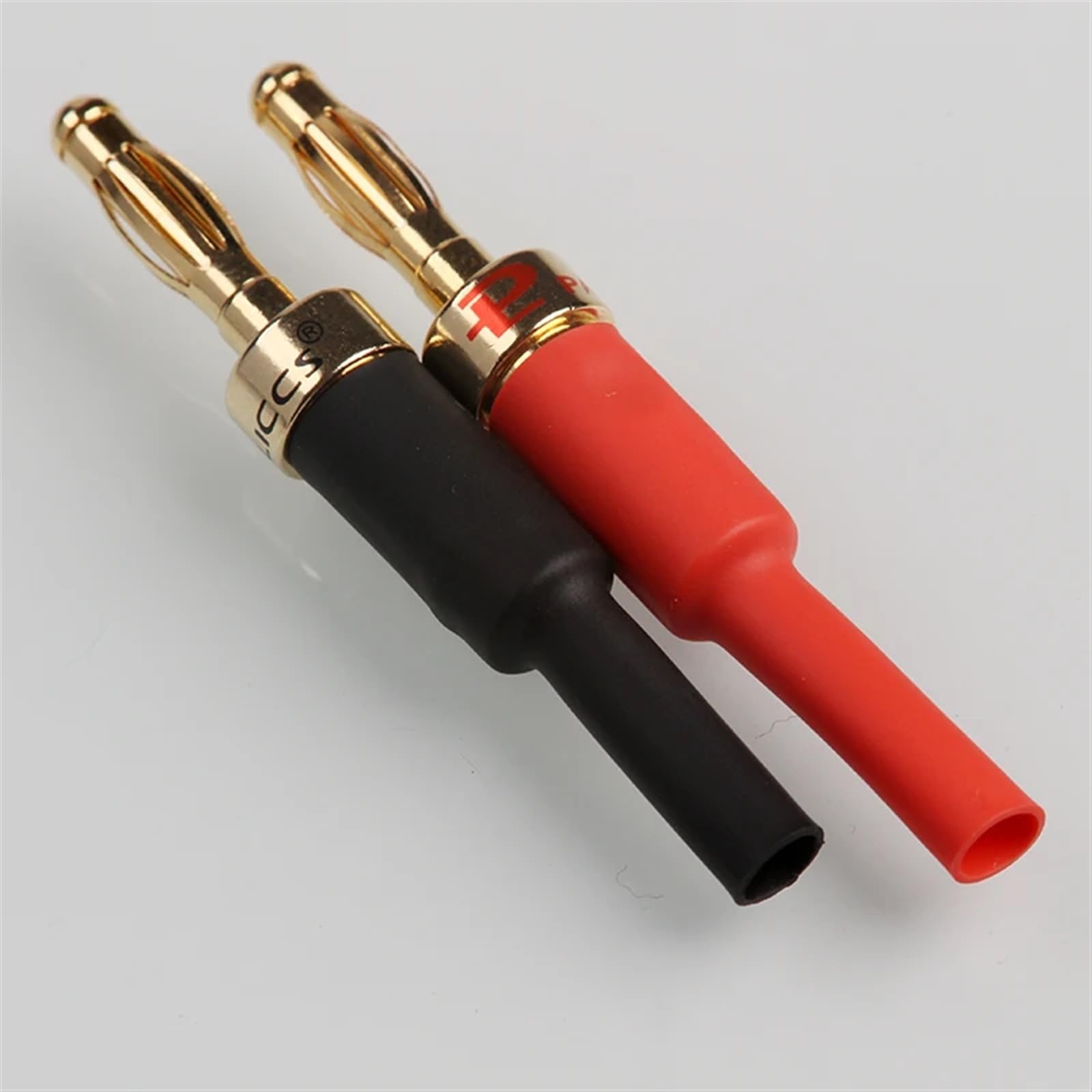 8 sztuk pozłacanych miedzianych adapterów bananowych 24 K, wtyczka bananowa, wtyczka audio do wzmacniacza przewodu głośnikowego