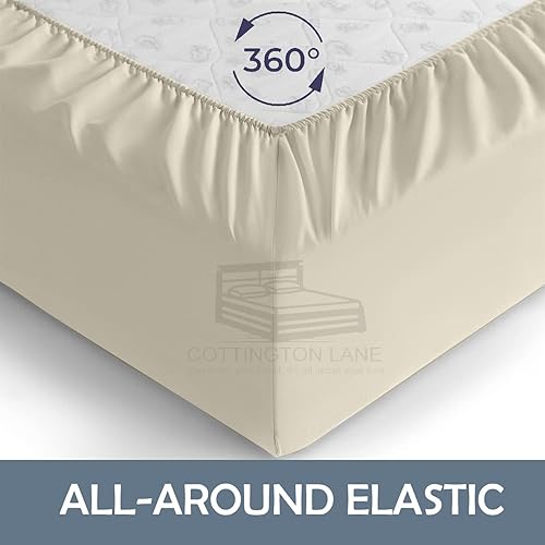 Miniatura 6 de RV Capmer King 70 x 80 hojas  Juego de sábanas de microfibra para caravanas  Sábanas de lujo de hotel de 4 piezas  Sábanas King Capmer de 70 x 80