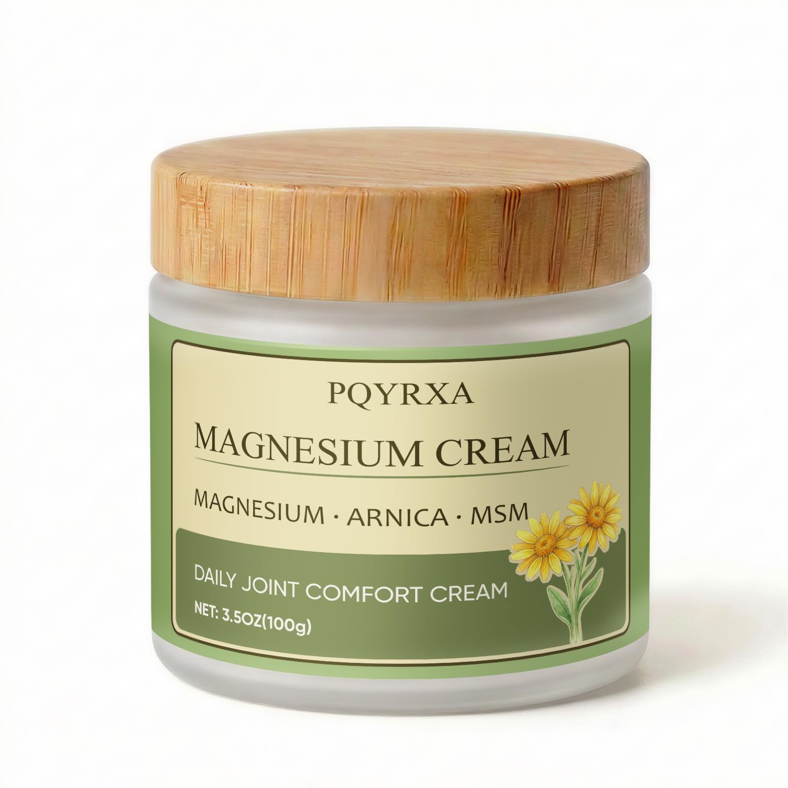 Magnesium Chloride Cream with Arnica and MSM for Daily Massage Comfort