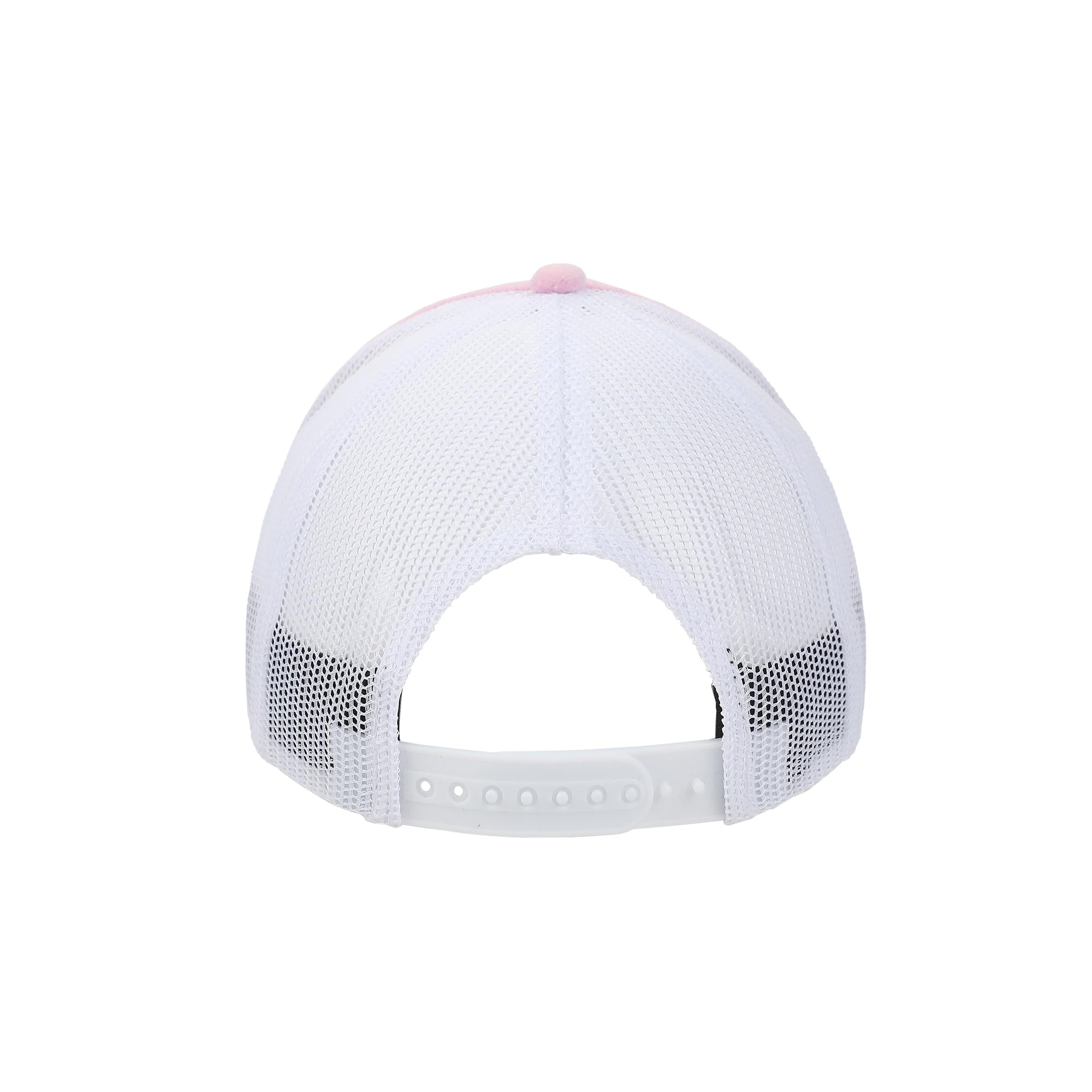 Super Mario Bros Princess Peach Rhinestone Crown Pink Trucker Hat-OSFA