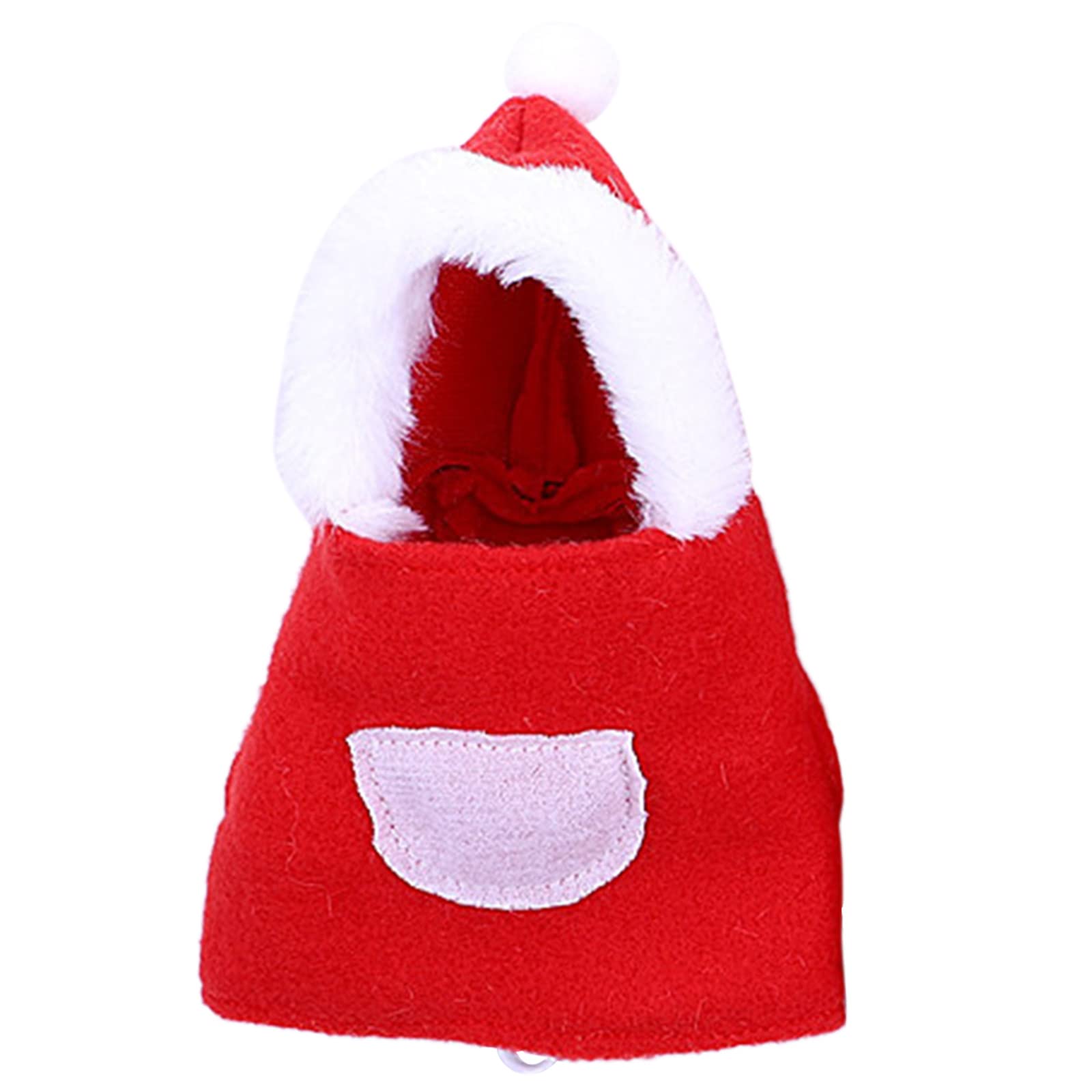 NEWFT Christmas Birds Clothes Winter Warm Parrots Clothes Soft Dress Up for Parakeets Cockatiel Festival Costume