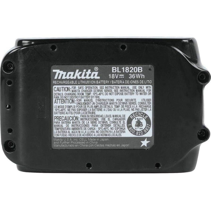 Makita - マキタ  BL 1820B Makita USA - Product Details -BL1820B
