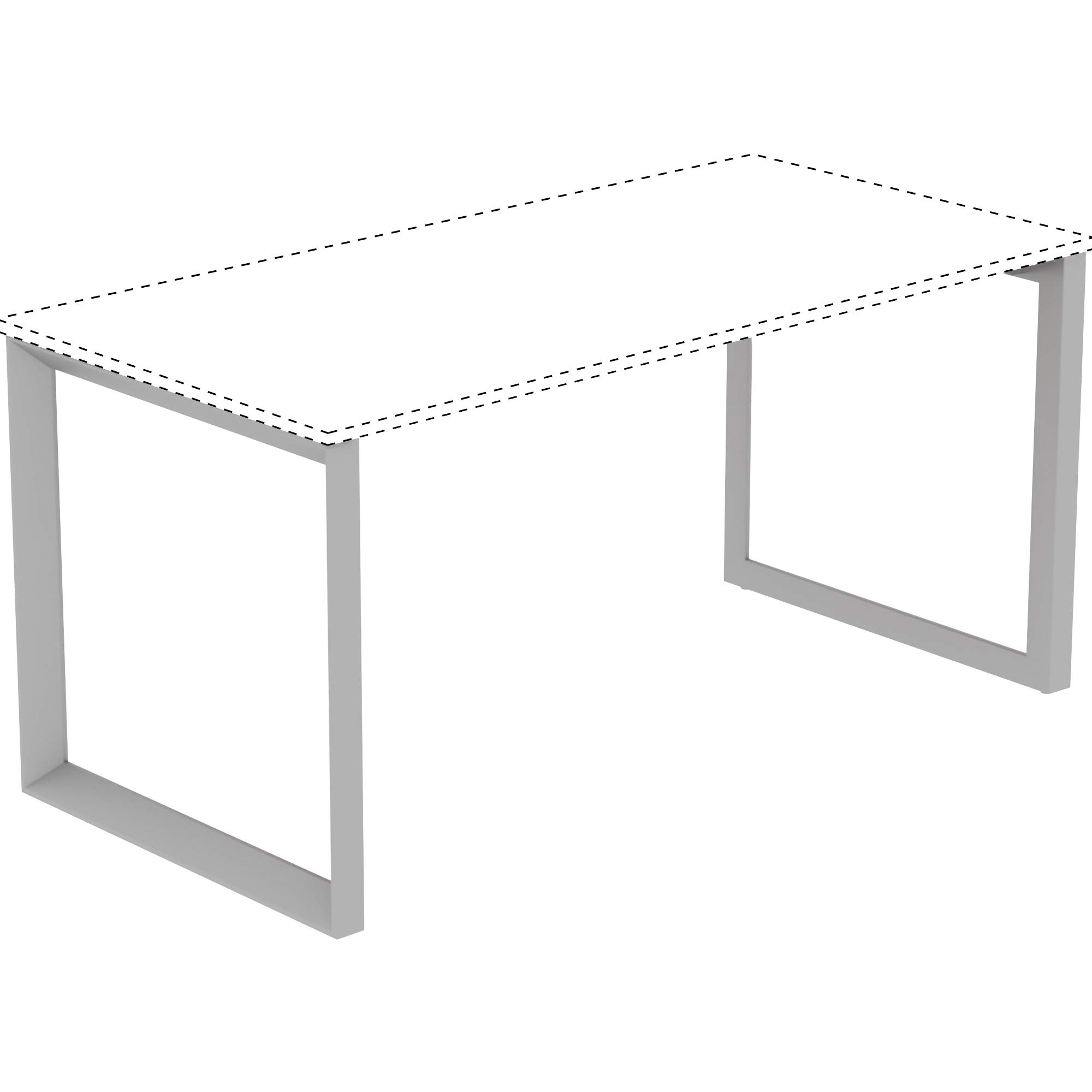Lorell Relevance Series Desk-Height Desk Leg Frame