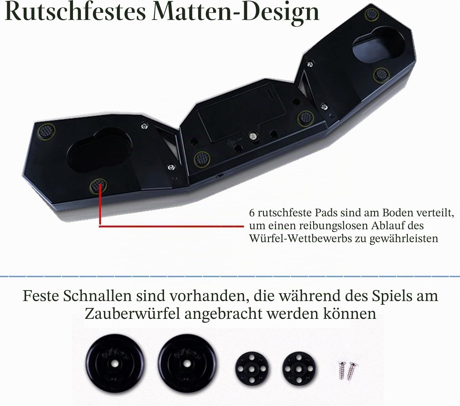 Geschwindigkeits-Timer, Touch-Steuerung, professioneller Timer, Cub-e Geschwindigkeits-Timer mit Anzeige für Mädchen und Jungen