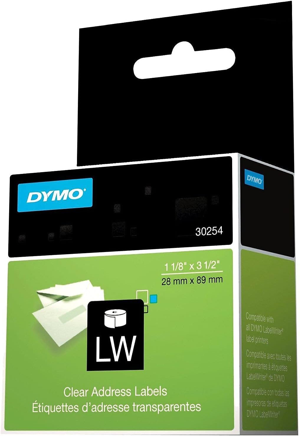 DYMO Labelwriter Address Labels, 1.12" X 3.5", Clear, 130 Labels/roll - Image 6