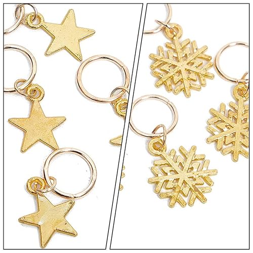 Miniatura 5 de Happyyami Anillo de trenza para el cabello, 305 piezas, anillos de joyería para el cabello, bobinas de metal para rastas, puños de metal, accesorios