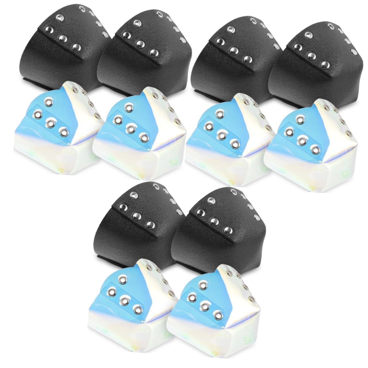 UPKOCH Skates Zehenschutz Rollschuhe Toe Caps Schutz Für Skates Schwarz Und Bunt Für Zusätzlichen Schutz Und Langlebigkeit Schlittschuhe