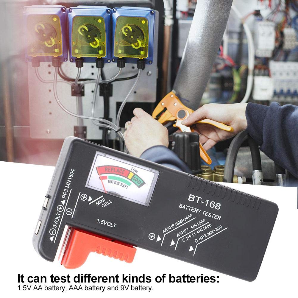 Cyfrowy tester baterii uniwersalny tester baterii tester żywotności baterii miernik napięcia do baterii 1,5 V AA AAA 9 V