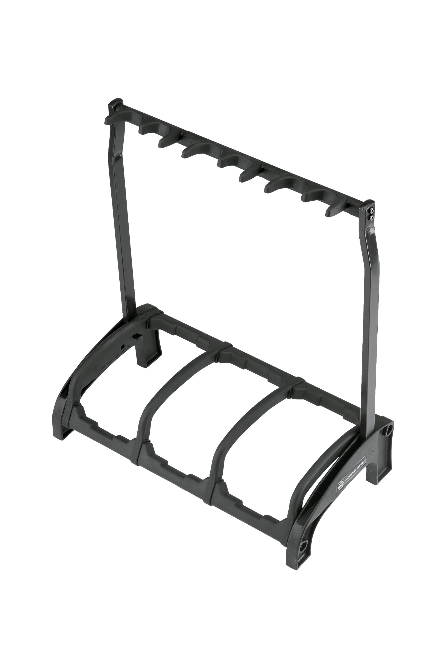 K&M König & Meyer 17513.016.55 Guardian 3 - Supporto per chitarra elettrica, basso o acustica, supporto protettivo, salvaspazio, per musicisti adulti e giovani, nero