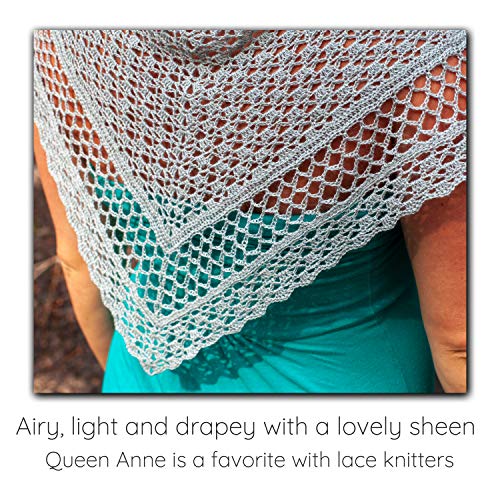Living Dreams Queen Anne Lace Yarn. Luxuriously Soft 100% Baby Alpaca: Seafoam #TOP2