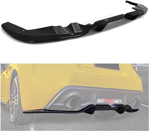 KUAFU Difusor trasero compatible con Toyota 86 2017-2021, difusor de parachoques trasero, cenefa de labios, kit de cuerpo divisor de alerón de