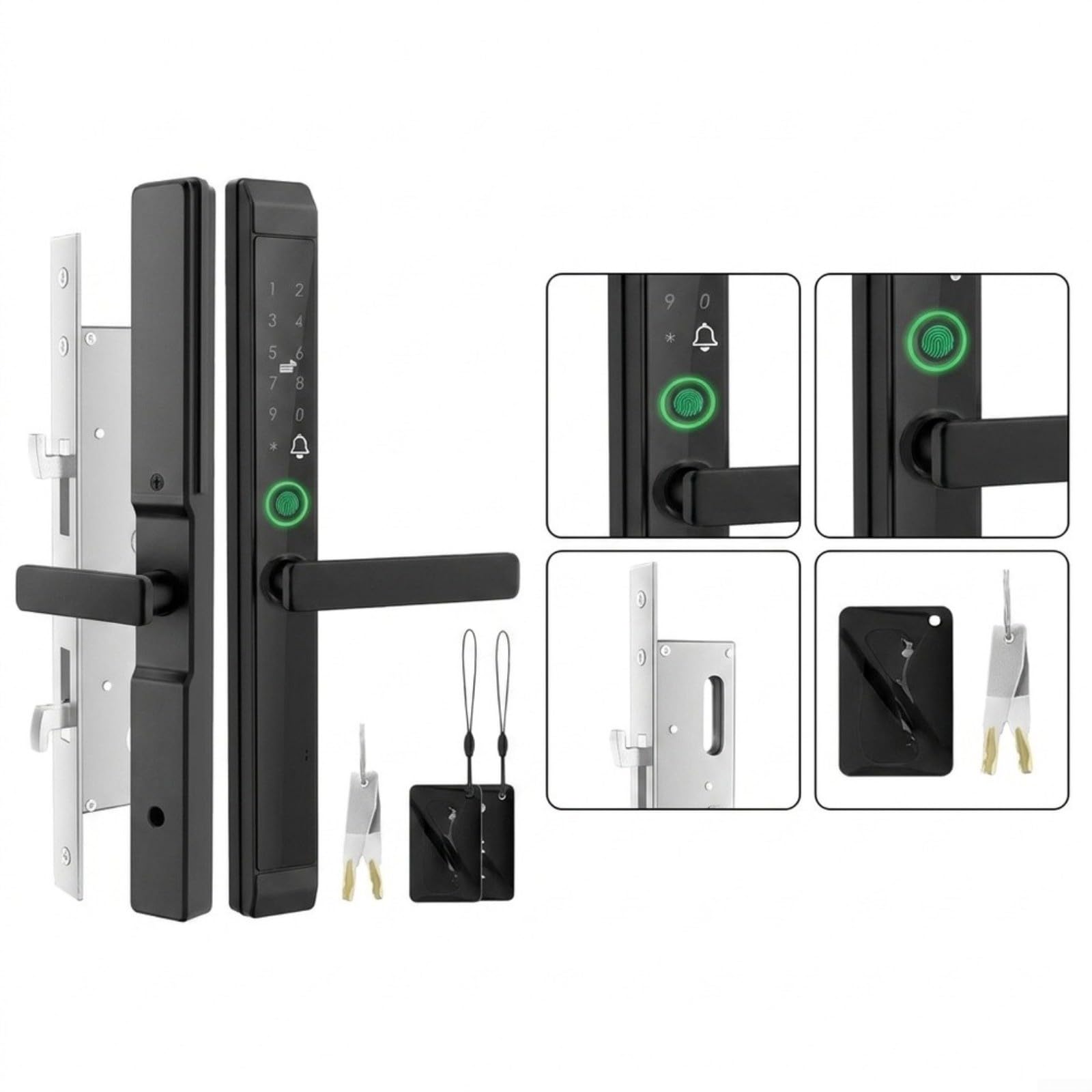 Smartes Türschloss Mit Keypad Für Aluminiumtüren Und Rahmen