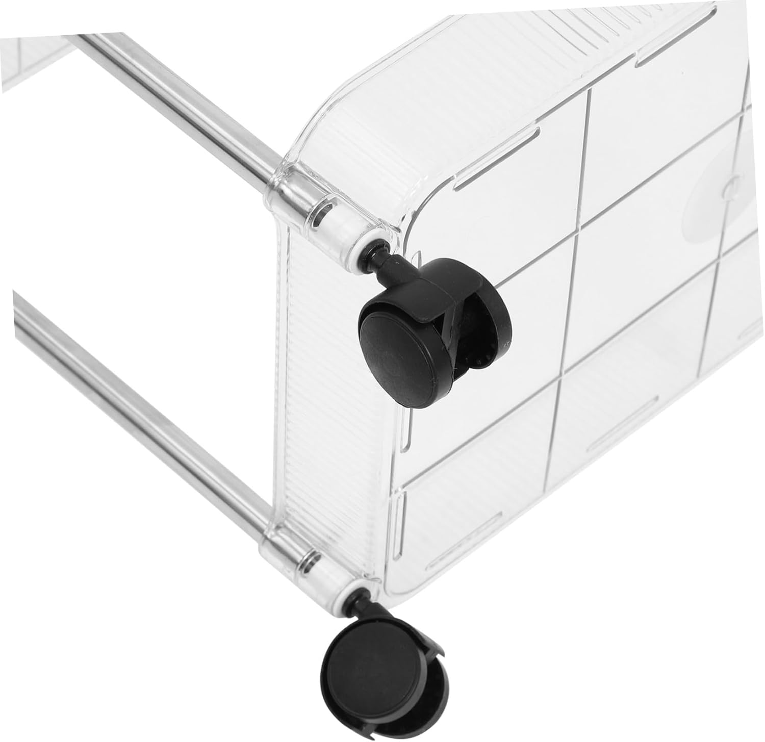 VALICLUD Movable Multi-Tier Rolling Cart for Salon Storage Utility Trolley Wheels for Organizing Hair Products Salons and Beauty Parlors
