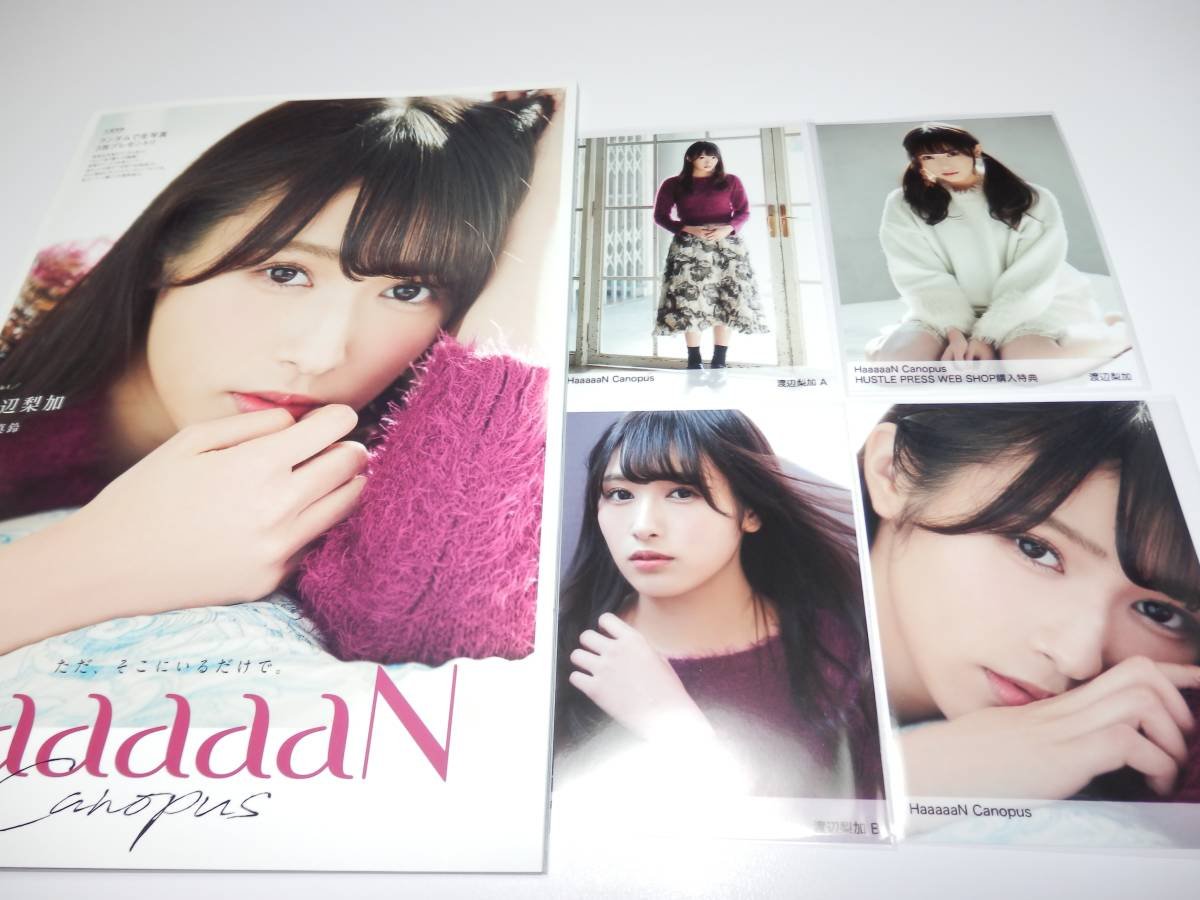 Amazon.co.jp: 欅坂46 HaaaaaN Canopus + 渡辺梨加 写真4枚コンプ WEB