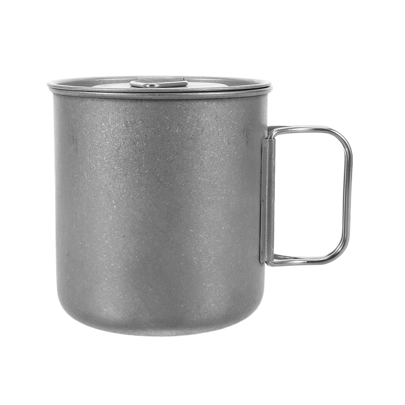 Zusammenklappbarer Edelstahlbecher Zusammenklappbarer Edelstahlbecher | Outdoor-Klappbecher mit Deckel for Camping, Kaffee, Tee, Wandern, Reisen