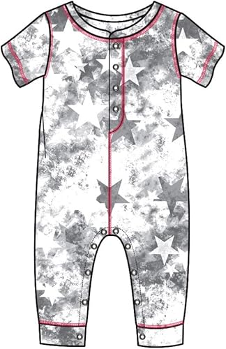 PJ Salvage Mameluco unisex para bebé Bright Start y Brave Hearts