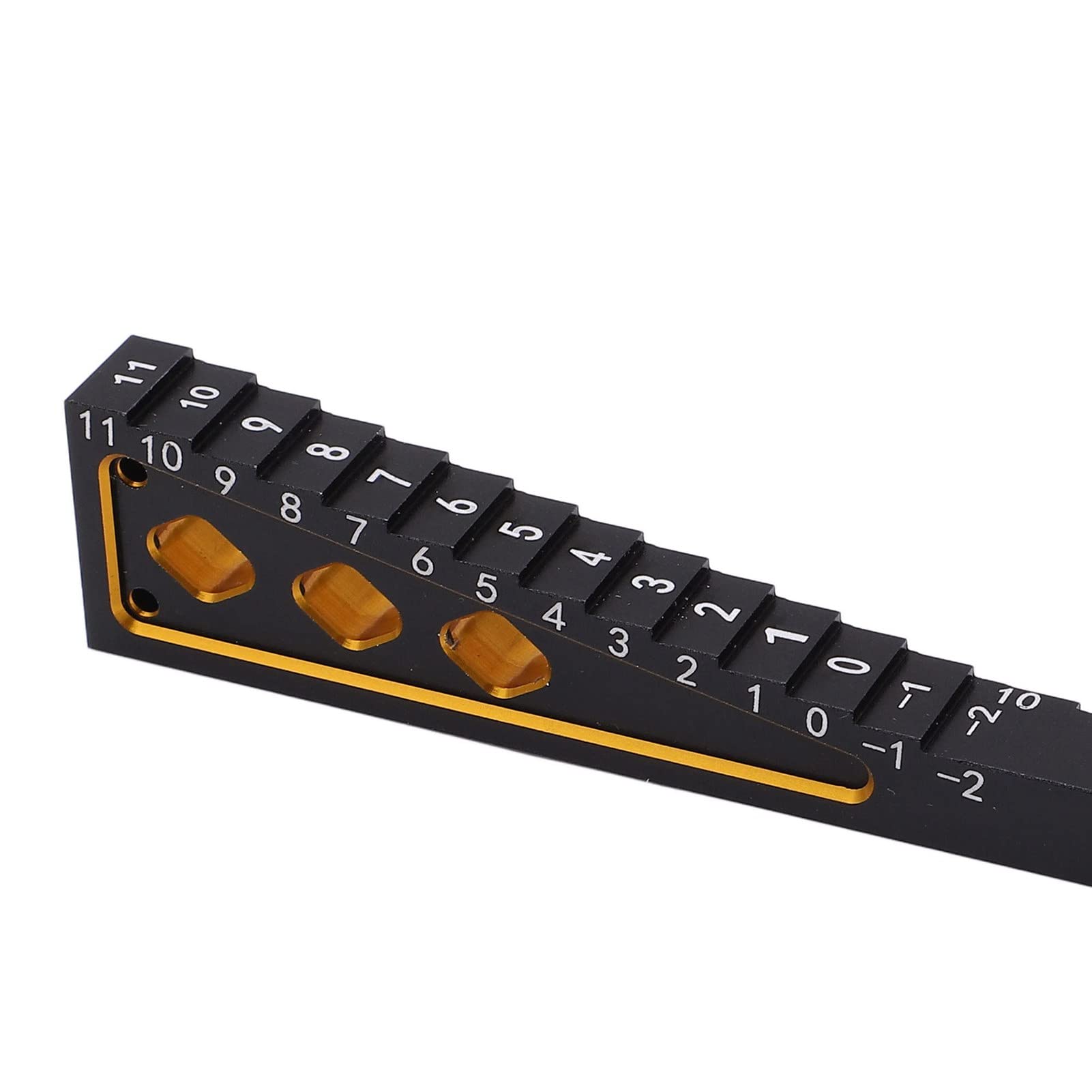 Righello per la Misurazione dell'Altezza RC, Misuratore di Altezza per Auto con Misurazione Accurata in Lega di Alluminio, Misuratore RC Auto, Strumento essenziale per Modellismo RC