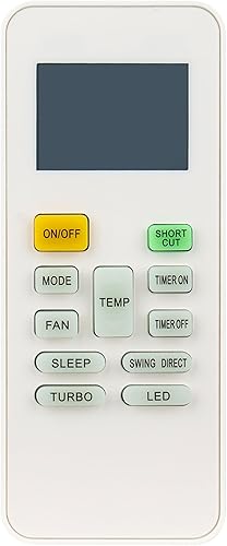 RG52BBGCE Reemplazar AC Control Remoto Compatible con Midea Aire Acondicionado RG52BBGE RG52BBGEU