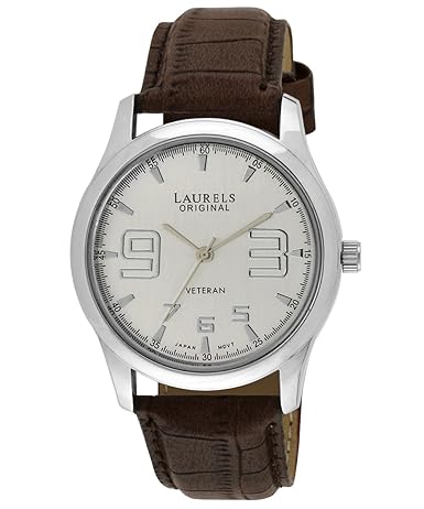 Veteran Analog Silver Dial Mens Watch - Lo-Vet-202