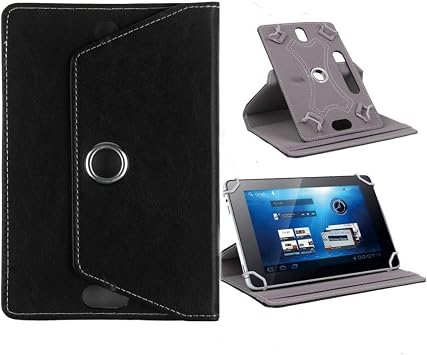 Fuchsia Honor Pad 8 ile Uyumlu Universal 12 in  K l f Pu Deri Standl  Tablet K l f