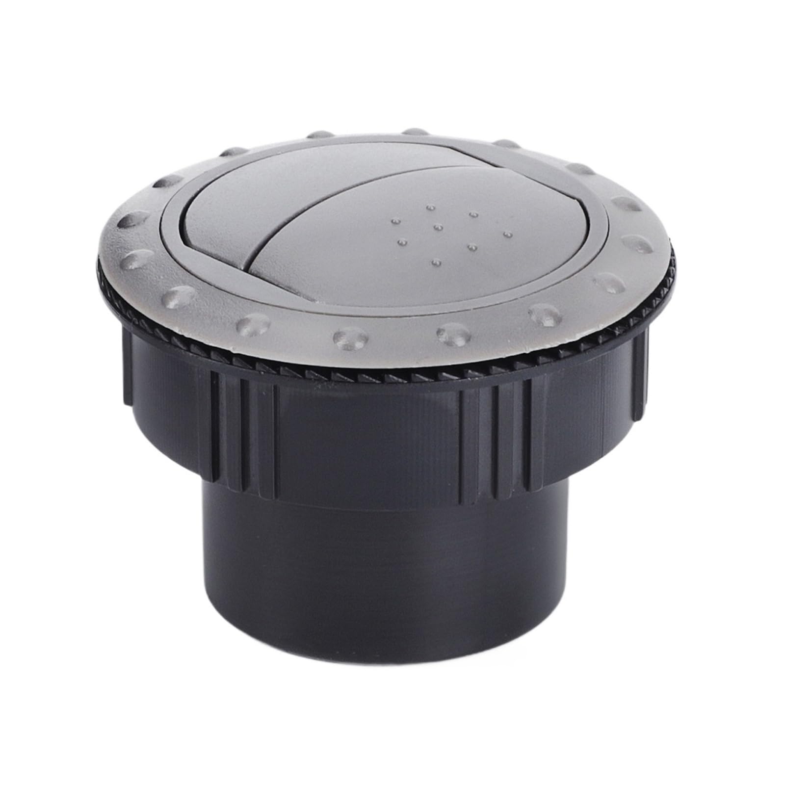 Dfgbapkbl Grey Car Heater Outlet Air Vent 65Mm Car Dashboard Air Conditioner Vent Universal 2.55 Inch Rotation Outlet For Bus Rv Camper A/C