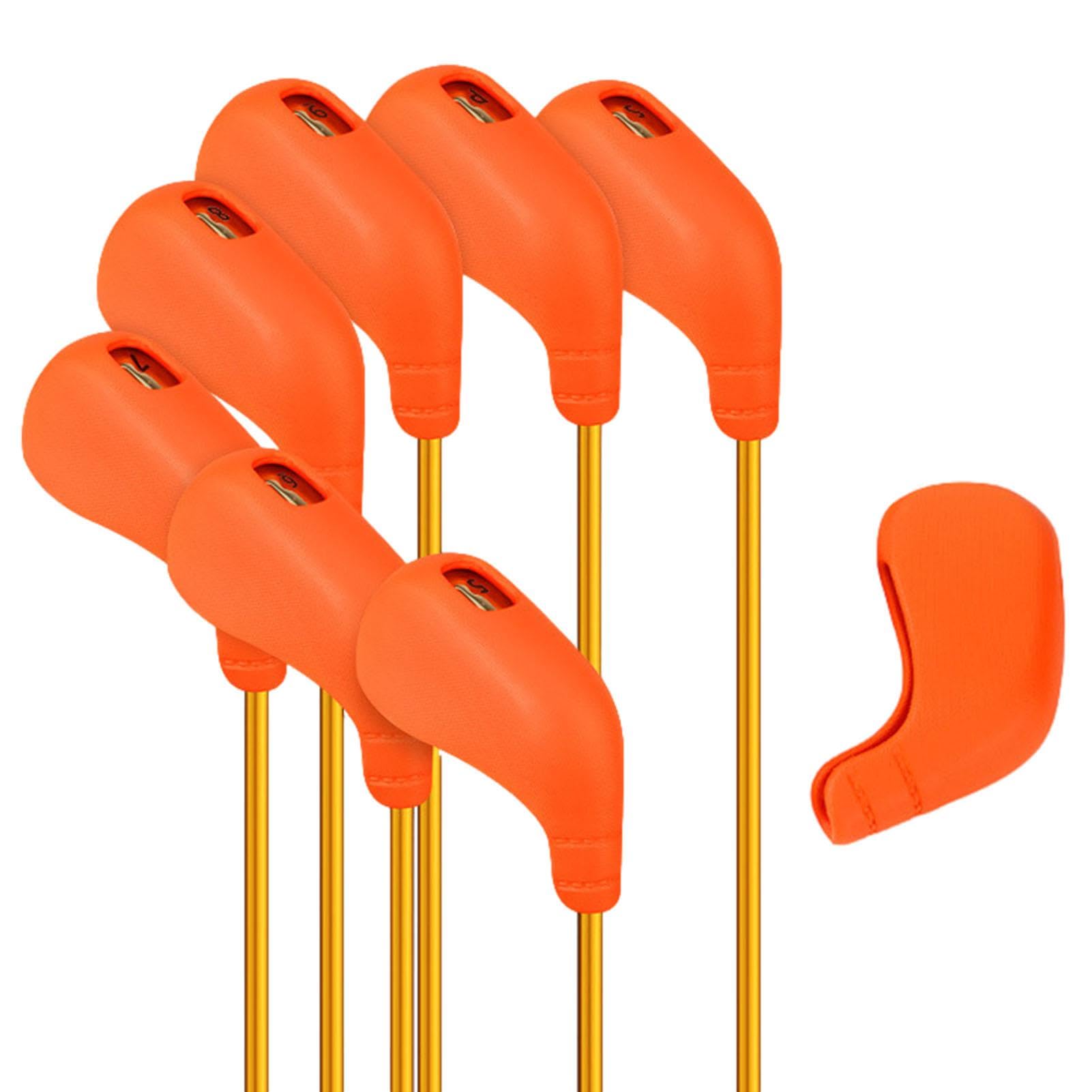 Fundas para cabeza de golf, juego de fundas para cabeza de golf TPE, funda para palo de golf con número hueco, accesorios de golf fáciles de poner y quitar para palos de golf
