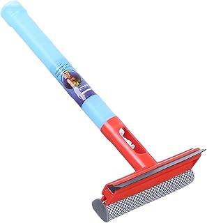 Al Hayah Superdrive Boom fresh Car Window Cleaner Squeegee Sponge Rubber Blade Spray Bottle Multipurpose 3-in-1 Cleaning Tool - Red