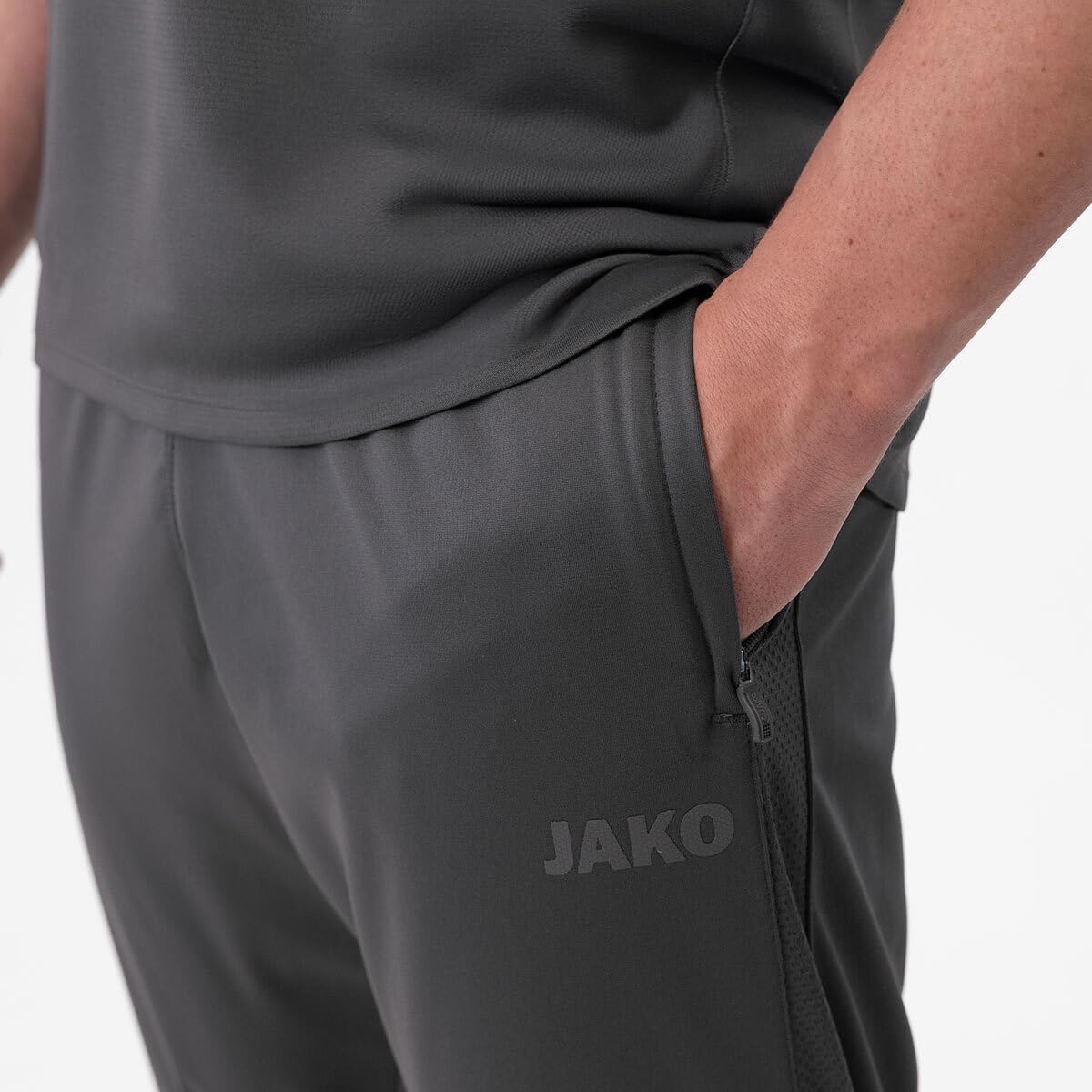 JAKO Pantalon en Polyester Power - Pantalon de survêtement - Pantalon de Sport - Homme