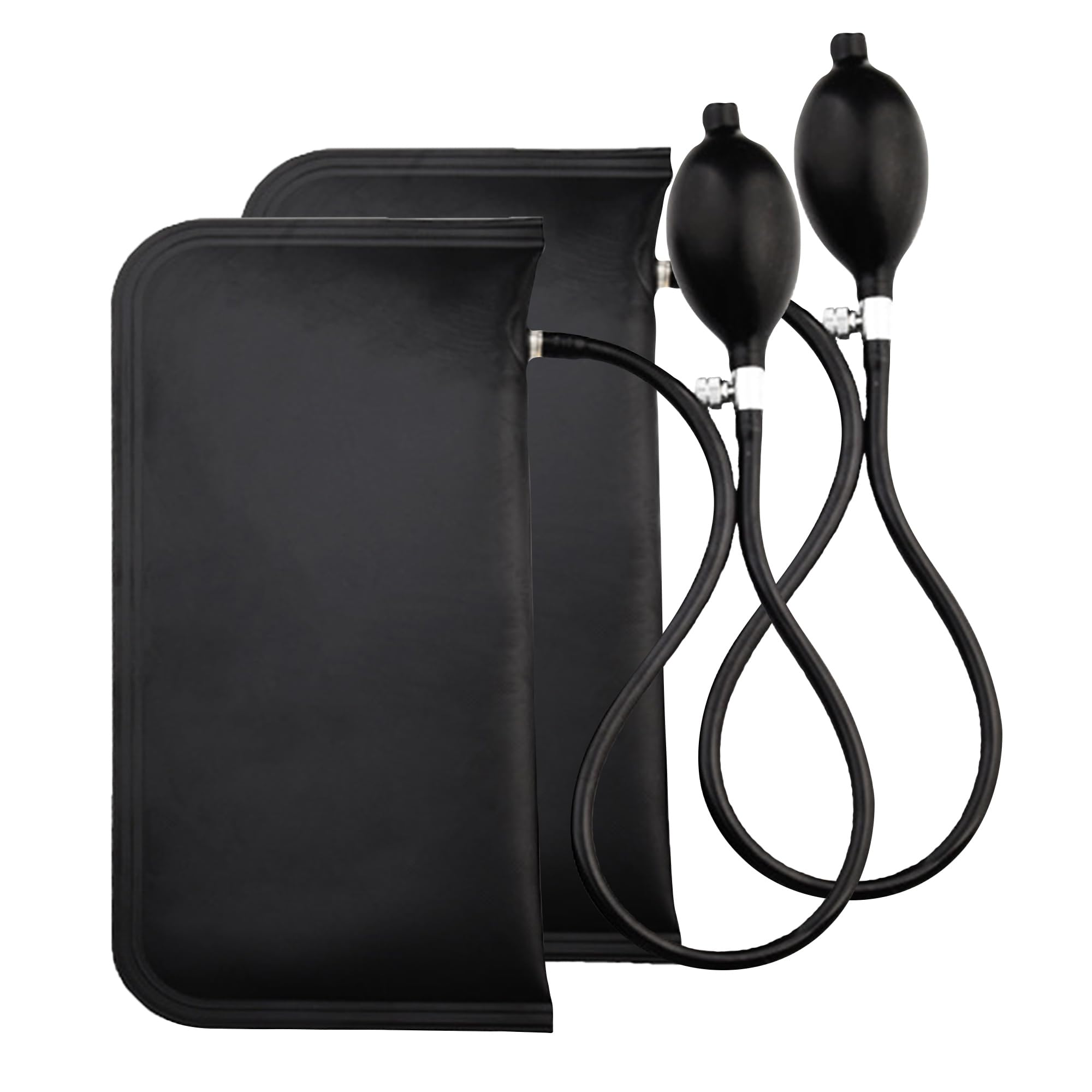 Air Wedge Bag with Long Hose, Commercial Grade Air Wedge Bag Pump, Air Shim Inflatable Wedge, Professional Leveling Kit & Alignment Tool Inflatable