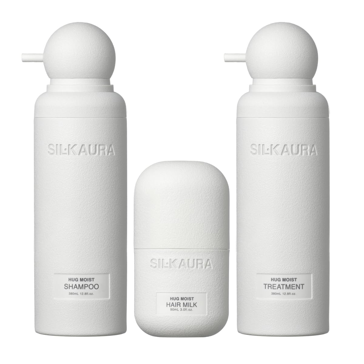 【3箱セット】ハグモイスト シャンプー＆ヘアトリートメント＆ヘアミルクセット Amazon | SIL.KAURA シル クオーラ ハグモイスト 3点セット シャンプー