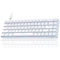 Dierya×TMKB Tastiera Gaming Meccanica 60% con Interruttori Meccanici Lineari,T68se