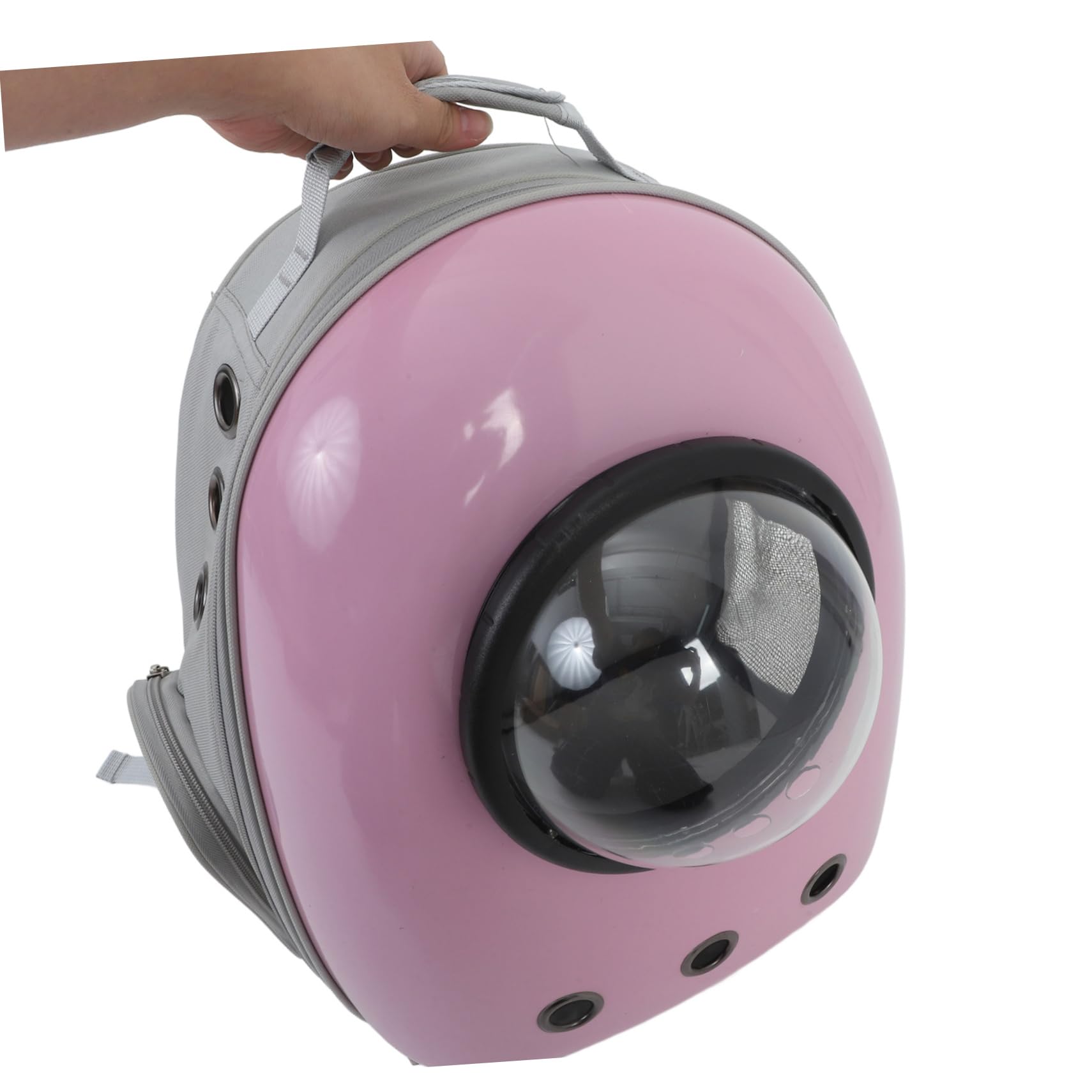 Zaino per Gatti in Rete Espandibile Zaino per Animali Domestici Cupola Trasparente Bolle per Vista Panoramica e Trasporto Confortevole