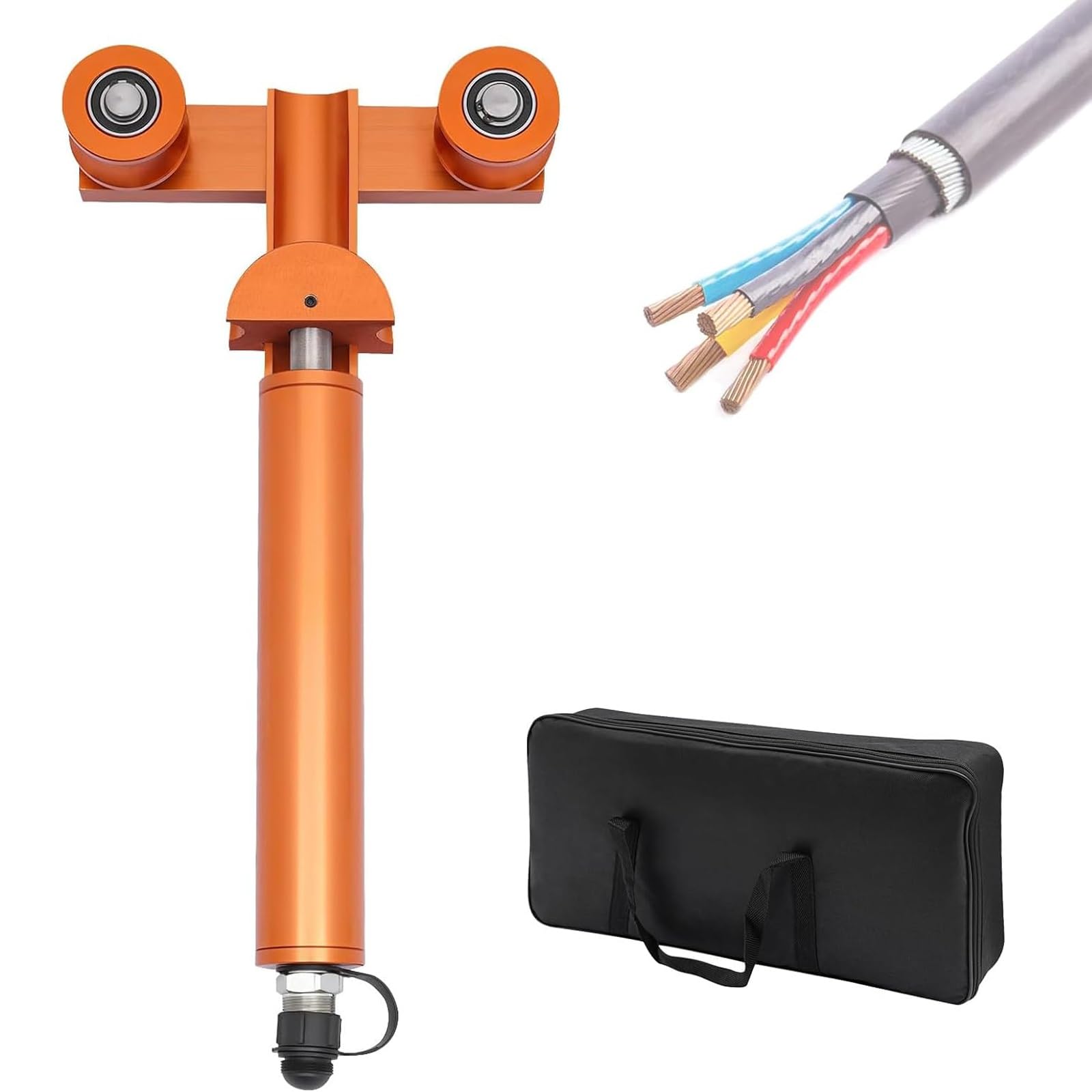 KJZQXYX Manual Hydraulic Cable Bending Machine,Aluminium Alloy Adjustable 0-180° Wire Bender Tool, for Wires and Cables