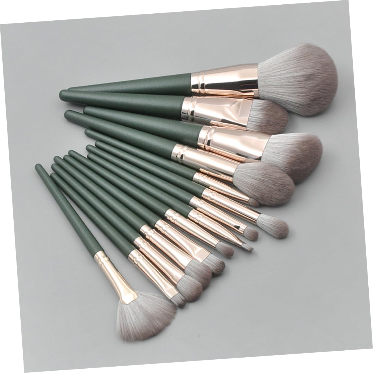 DOITOOL 28stücke Teiliges Set Makeup Pinsel Mit Holzgriffen Und Kunstfasern Für Professionelles Und Tägliches Make-up Schwarzgrün