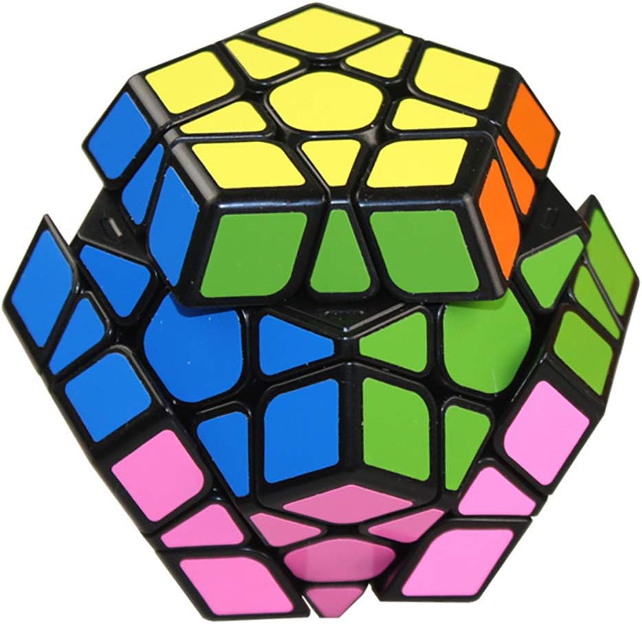 Megaminx Speed Cube 3x3x3 By 3 Megaminx Magic Speed Cube 3x3X3 Dodecahedron Cube Puzzle Vivid Color Magic Cube Fast and Sturdy Cube Puzzle Toys