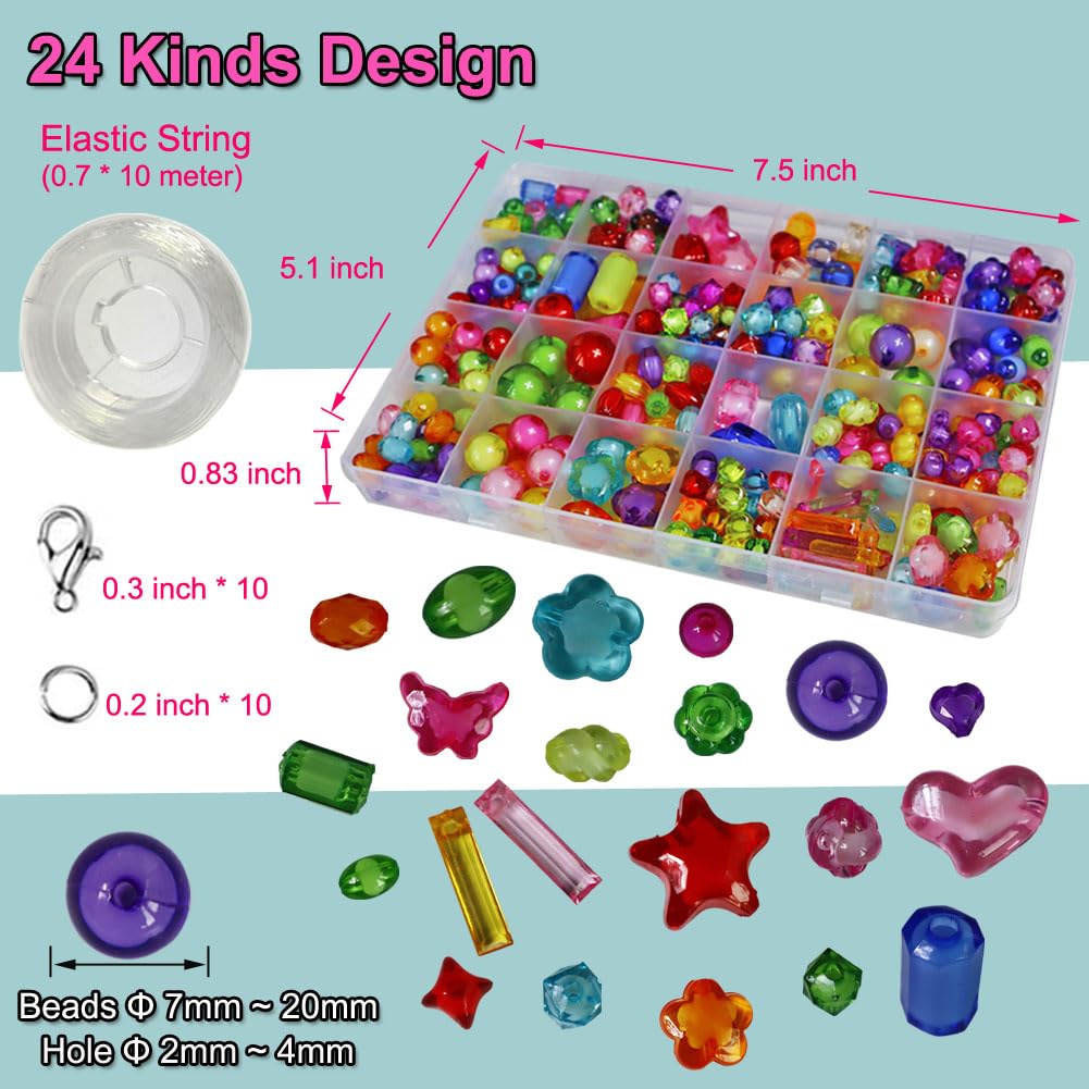 Vytung Children DIY Beads Set,Bracelet Bead Art &ap; Jewellery-aking,Bead